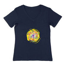 Charger l'image dans la galerie, T-SHIRT V FEMME Fleur de Vie