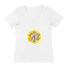 Charger l'image dans la galerie, T-SHIRT V FEMME Fleur de Vie