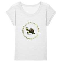 Charger l'image dans la galerie, T-SHIRT SLUB FEMME Tortue