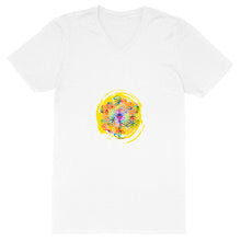 Charger l&#39;image dans la galerie, T-SHIRT V HOMME Fleur de Vie