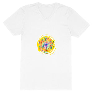 T-SHIRT V HOMME Fleur de Vie