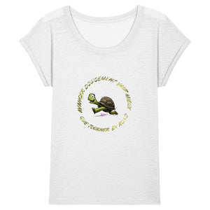 T-SHIRT SLUB FEMME