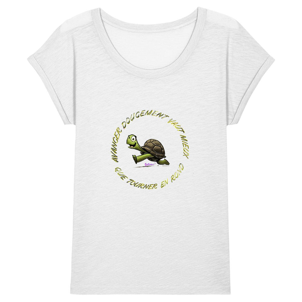 T-SHIRT SLUB FEMME