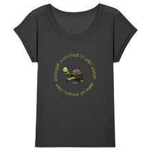 Charger l&#39;image dans la galerie, T-SHIRT SLUB FEMME Tortue