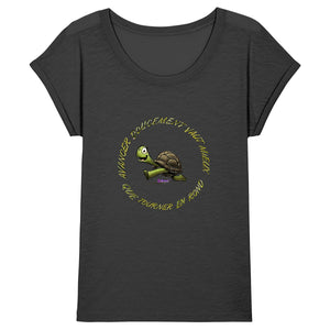 T-SHIRT SLUB FEMME Tortue