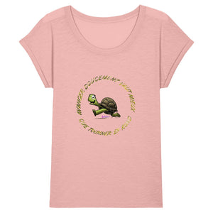 T-SHIRT SLUB FEMME Tortue